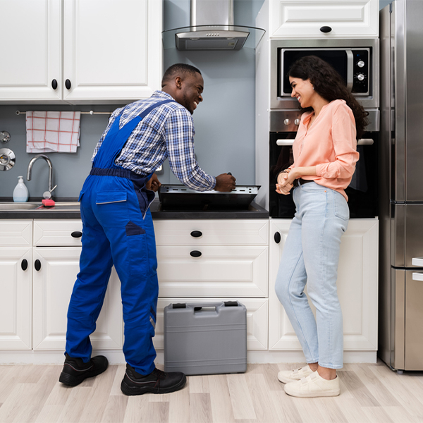 can you provide an estimate for cooktop repair before beginning any work in Huron